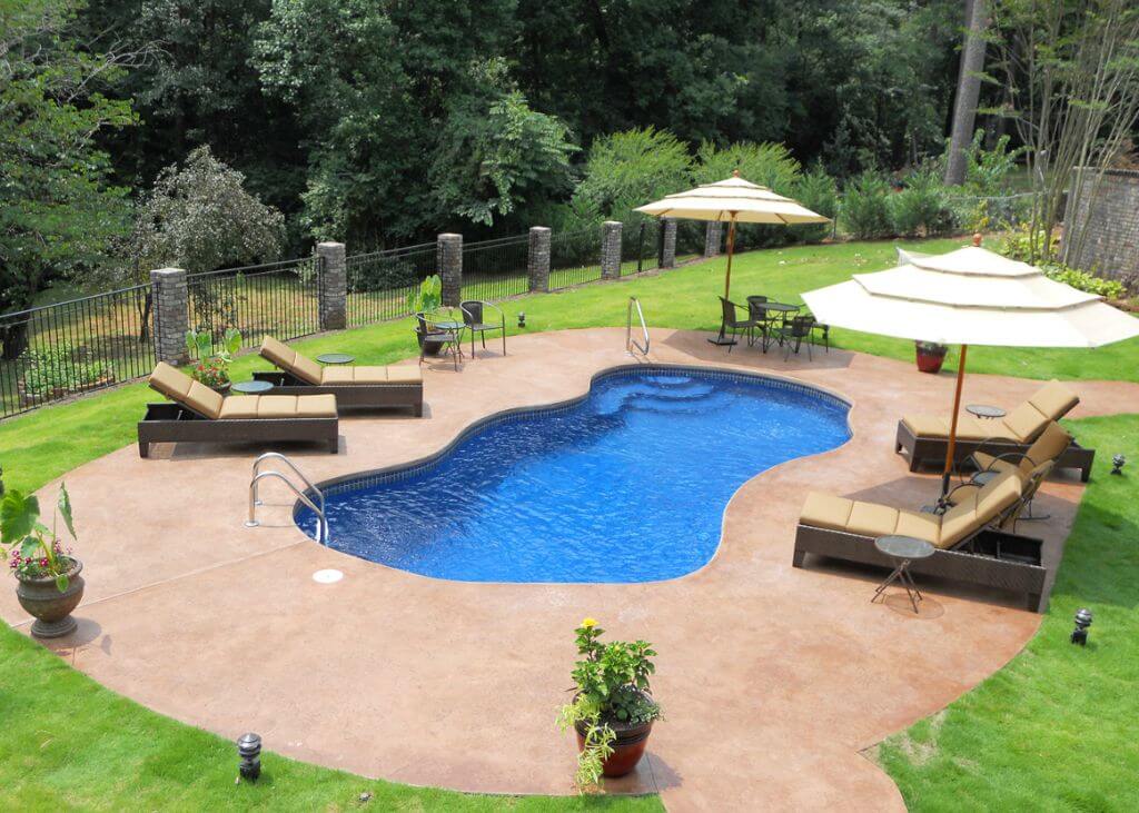 San Juan fiberglass pool